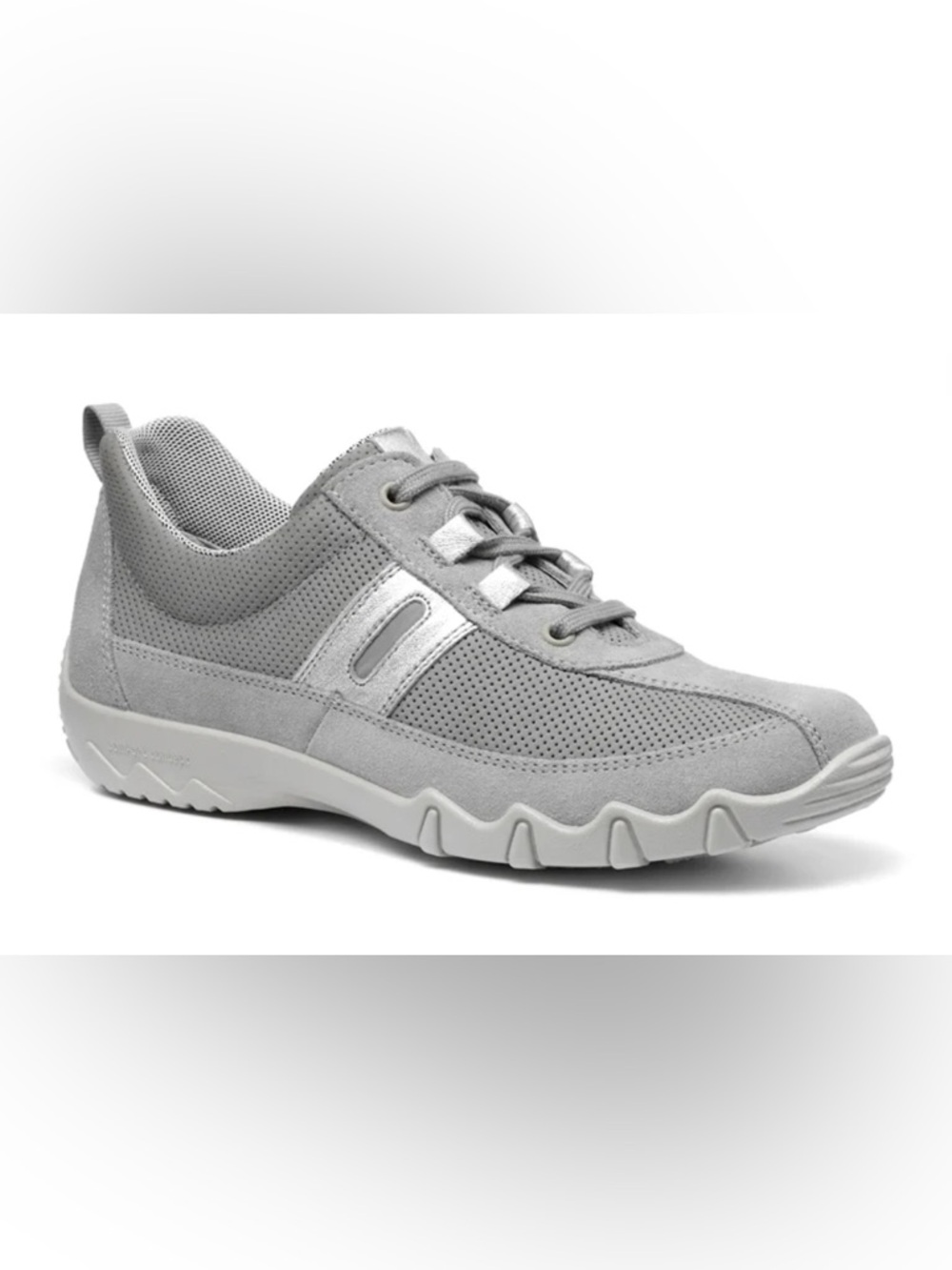 Hotter Leanne comfort concept lace up gray sneakers Size 41 or 8-1/2 worn once